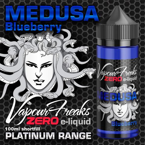 Medusa - Vapour Freaks Zero - 100ml - blueberry