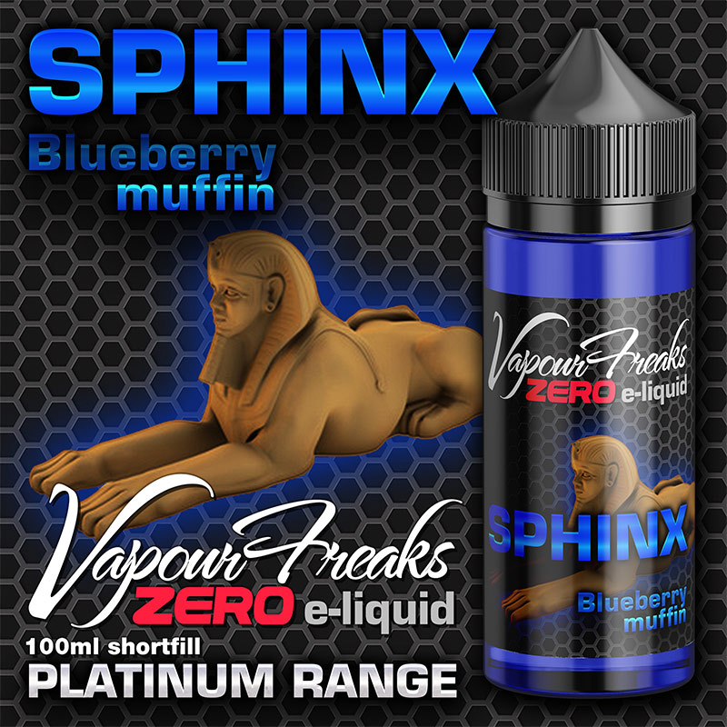 Sphinx - Vapour Freaks Zero - 100ml - blueberry muffin