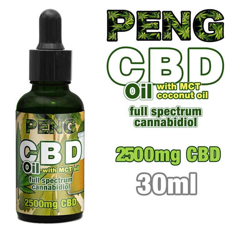 2500mg strength PENG CBD Oil with MCT Oil