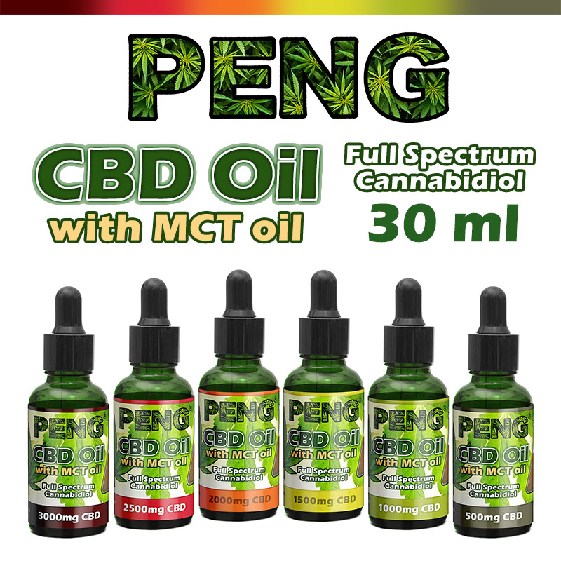 PENG CBD Oil with MCT coconut oil