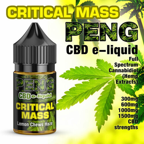 Critical Mass - PENG CBD e-liquid