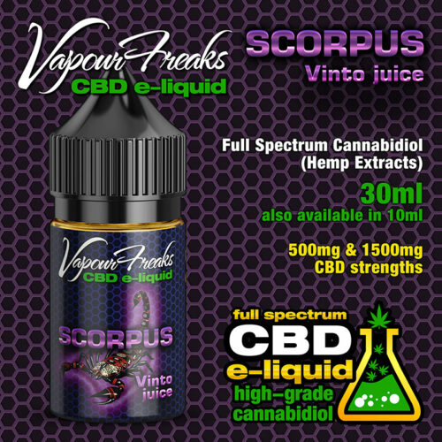 Scorpus - Vapour Freaks CBD e-liquid 30ml