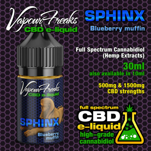 Sphinx - Vapour Freaks CBD e-liquid 30ml
