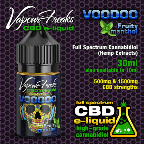 VOODOO - Vapour Freaks CBD e-liquid 30ml