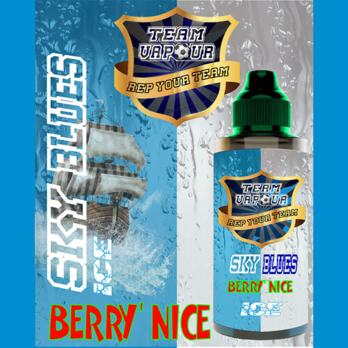 Sky Blues Berry Nice Ice - Team Vapour e-liquid - 70% VG - 100ml