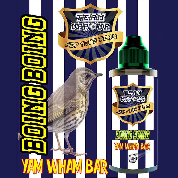 Boing Boing Yam Wham Bar - Team Vapour e-liquid - 70% VG - 100ml