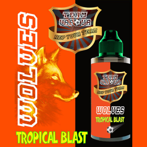 Wolves Tropical Blast - Team Vapour e-liquid - 70% VG - 100ml